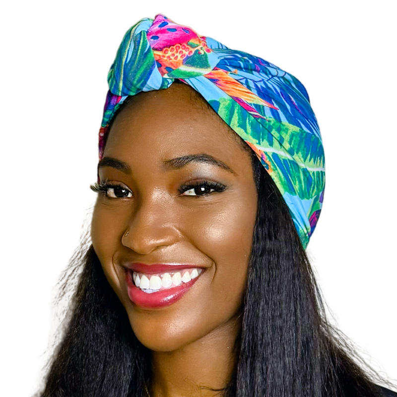 VACAY Satin-Lined Pre-tied Headwrap