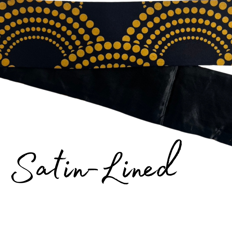 SUKI Elasticated Back Satin-lined Headband