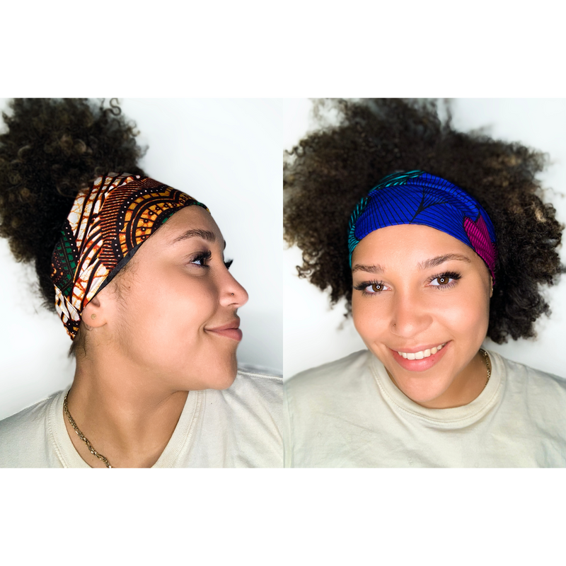 TYRA Elasticated Back Satin-lined Headband