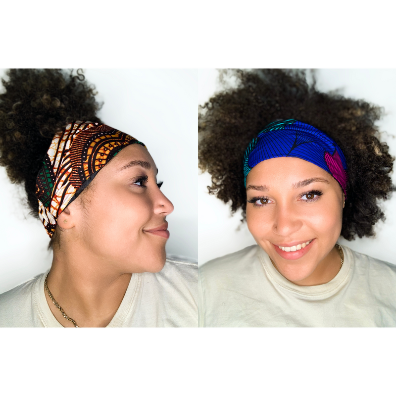 RAINEY Elasticated Back Satin-lined Headband