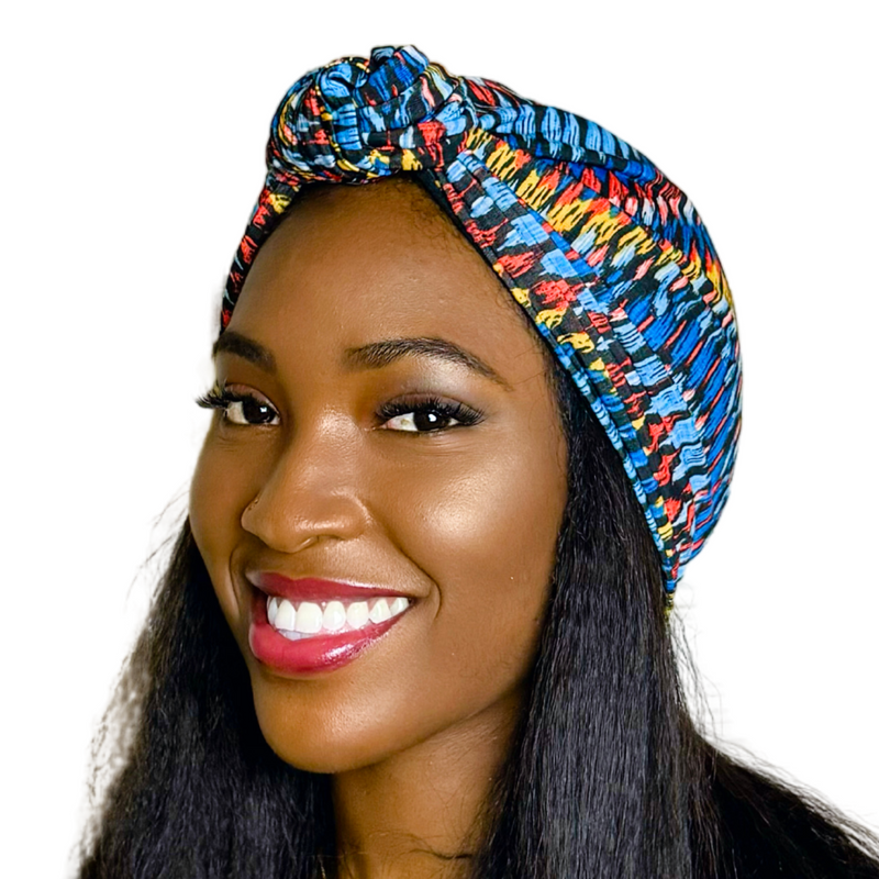 RIO Satin-Lined Pre-tied Headwrap