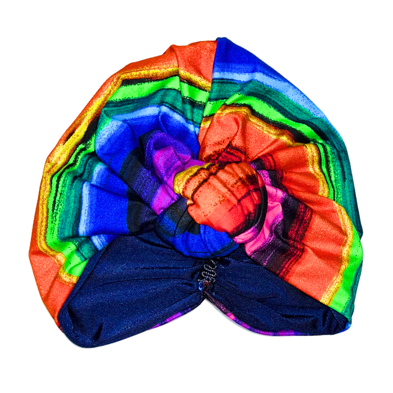 PRIDE Satin-Lined Pre-tied Headwrap